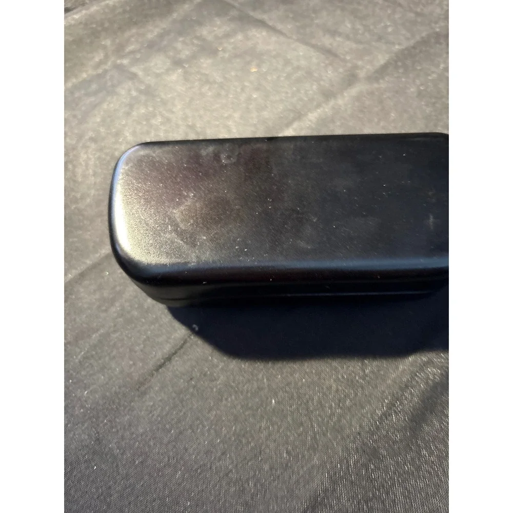Coach New York Black Hard Shell Eyeglass Sunglasses Case Clamshell Logo‎